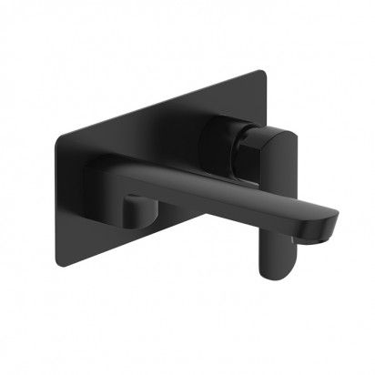 ION WALL MOUNT BASIN MIXER BLK