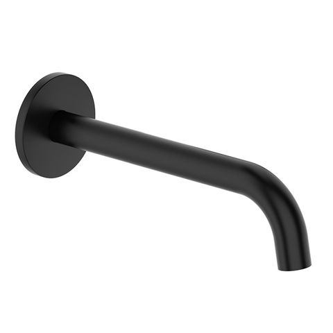 UNO CURVED BATH SPOUT MATT BLACK