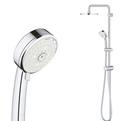 GROHE TEMPESTA COSMO COLUMN SHOWER SYSTEM 6 4FCT CP