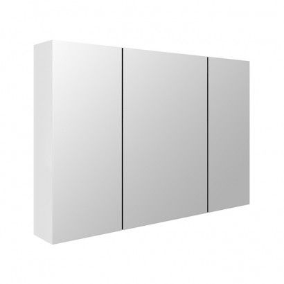 900MM MIRROR CABINET DEZIGNA WHITE GLOSS