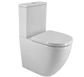 ZEN RIMLESS OVERHEIGHT BTW TOILET SUITE WITH THICK SEAT