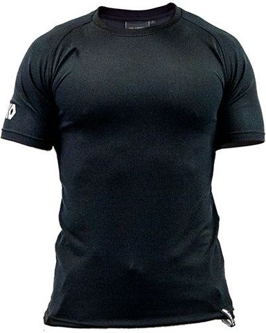 ARGYLE PERFORMANCE T-SHIRT BLK MED