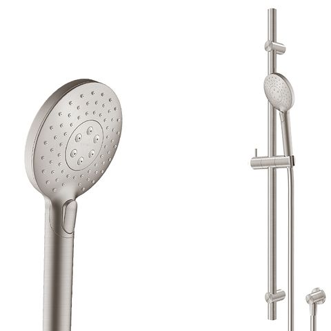 SPLASH PLUS SLIDE SHOWER 3FCT BRUSHED NICKEL
