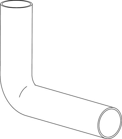 CAROMA FLUSH PIPE LOW LEVEL