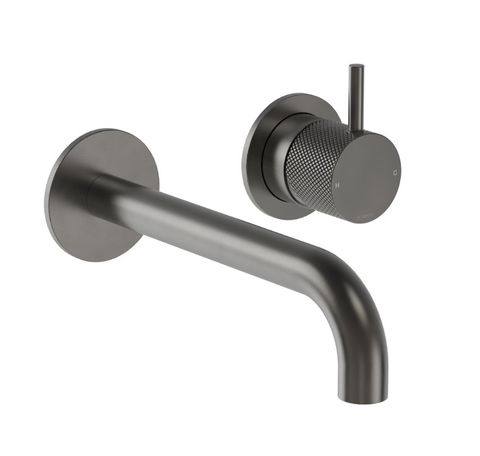 BUDDY X WALL MOUNT MIXER AGED IRON