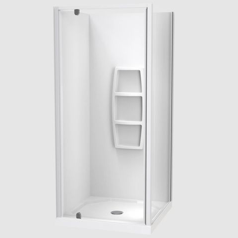 SIERRA 9X9 2S SQ SHW ENCL M/WALL