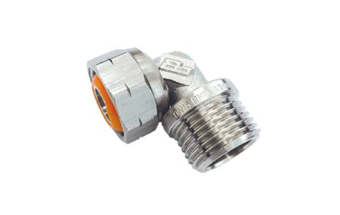 BUTELINE BRASS 1/2BSP MALE X 1/2 BSP FEMALE SWIVEL ELBOW