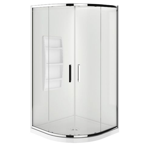 VERONA SHOWER RND 1010MM CP CTR WASTE M/W