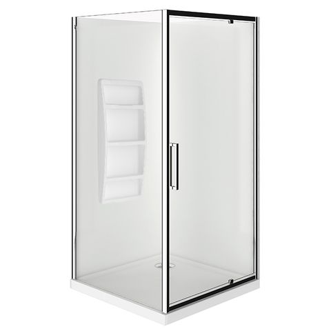 VERONA SHOWER SQ 1000MM 2S CP M/W