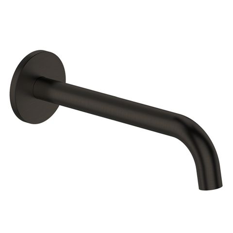 UNO CURVED BATH SPOUT GUN METAL