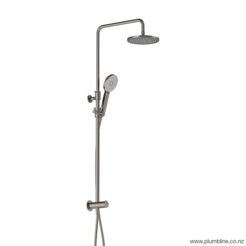 BUDDY ROUND 3 FUNCTION SHOWER COLUMN BRUSHED NICKEL