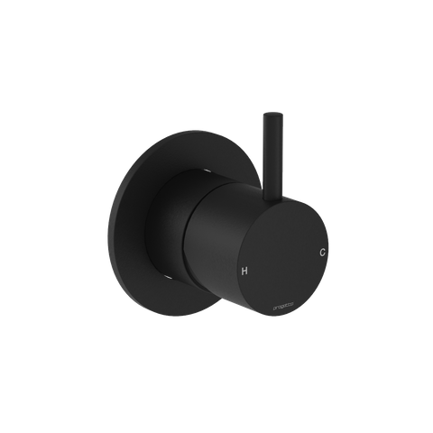 BUDDY ROUND SHOWER MIXER BLACK