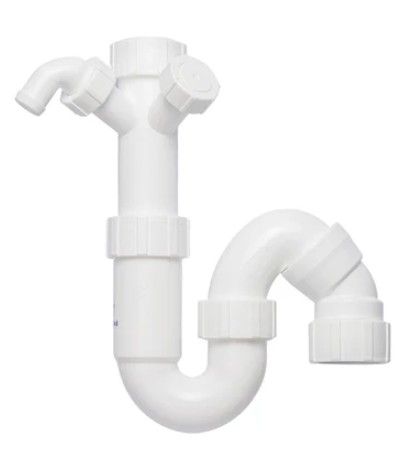 AQUALINE S&P DOUBLE DISHWASHER 40MM TRAP