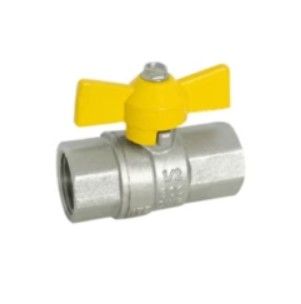 GAS BALL VALVE T HANDLE FEMALE 15MM