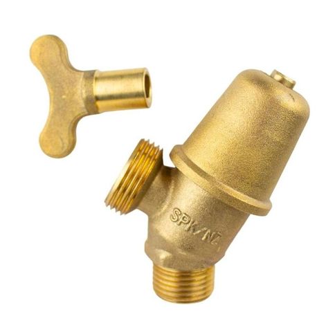 LOCKSHEILD HOSE TAP 15MM