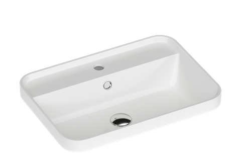 STM STAR 550 MATTE WHITE C/PIE BASIN