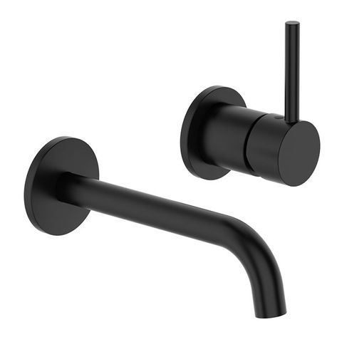 UNO WALL BASIN MIXER BLACK