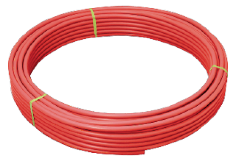 BUTELINE RED PB PIPE 12MM 5X10MTR STRAIGHT COIL