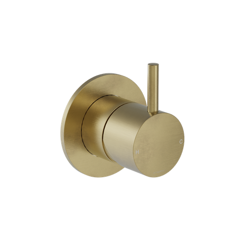 BUDDY ROUND SHOWER MIXER BRUSHED BRASS