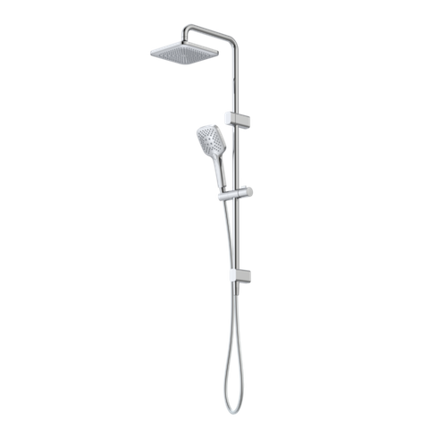 COOLIBAH CONTEMPORARY SHOWER SYSTEM OVERHEAD &SHOWER ON RAIL