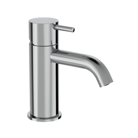 BUDDY LOW CURVED SPOUT BASIN MIXER CHROME