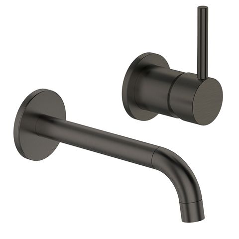 UNO WALL BATH MIXER GUN METAL