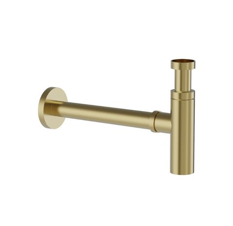 PROGETTO DELUXE BOTTLE TRAP 32MM BRUSHED BRASS