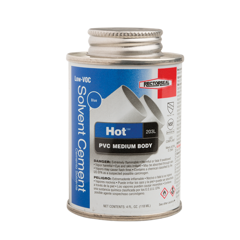 RECTORSEAL HOT PVC SOLVENT 473ML (1 PINT)
