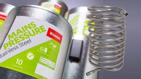 RINNAI STAINLESS STEEL WB HWC 250L 1730 X 560MM 3KW