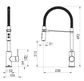 FELTON LINEA SPRING SINK MIXER CHROME