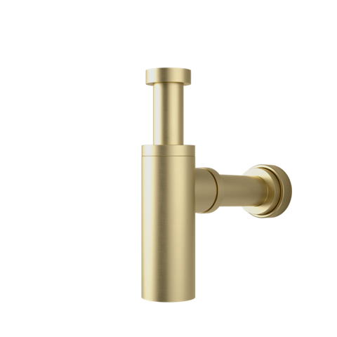 40MM BOTTLE TRAP BRUSHED BRASS