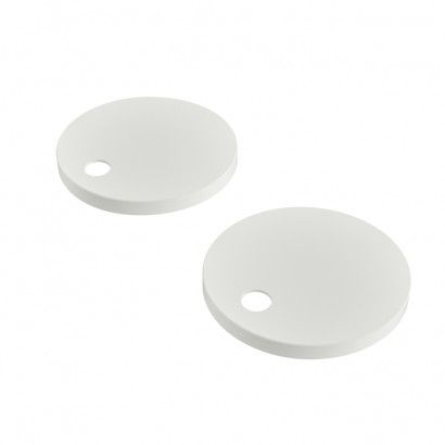 ELEMENTI THIN SEAT HINGE COVER SET - WHITE