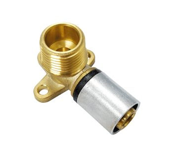 BUTE PEX BRASS LUGGED MALE ELBOW 16MM
