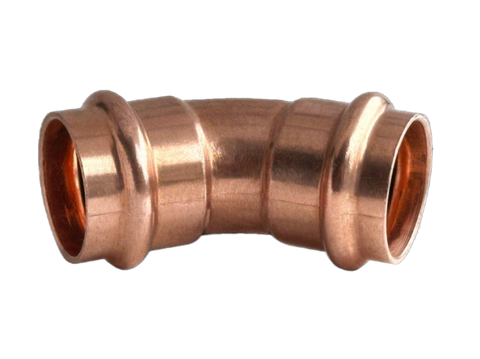 NZ PRESS CU WATER ELBOW F/F 45&deg; 15MM