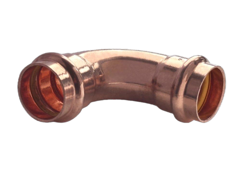 NZ PRESS CU GAS ELBOW 90&deg; 20MM