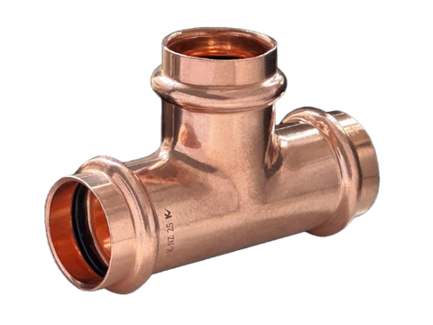 NZ PRESS CU GAS TEE EQUAL 20MM
