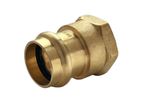 NZ PRESS CU GAS ADPT IN LINE FEM 15 X 1/2