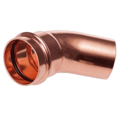 NZ PRESS CU WATER M/F BEND 45&deg; 25MM