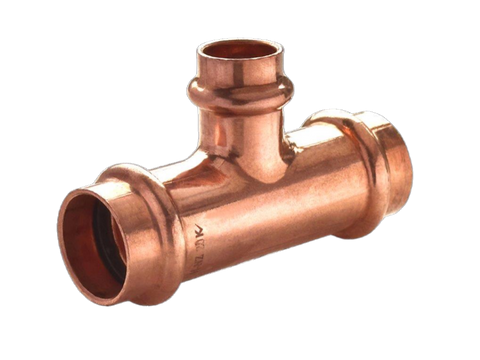 NZ PRESS CU GAS TEE RED 20 X 15 X 15 (E-E-B)