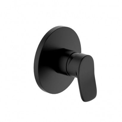 BRIM SHOWER MIXER TRIMSET MATT BLACK