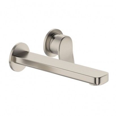 BRIM WALL MOUNT BASIN MIXER 180MM TRIM B.NICKEL
