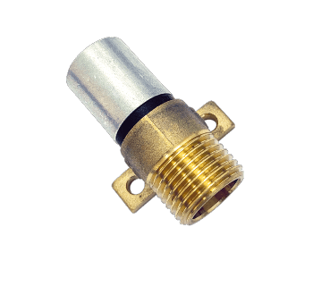 BUTE PEX BRASS LUGGED MALE ADPT 16MM