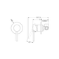 NERO DOLCE SHOWER MIXER GUN METAL