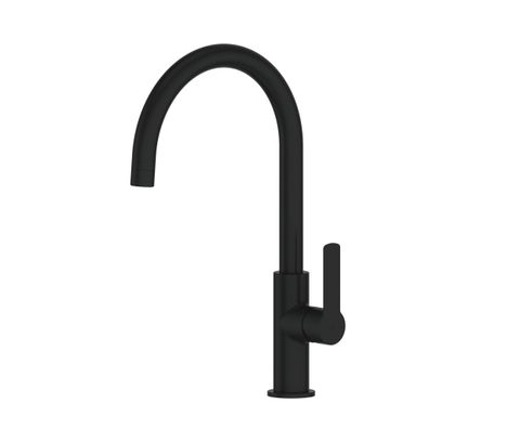 ASTRO II GOOSENECK SINK MIXER PVD MATTE BLACK