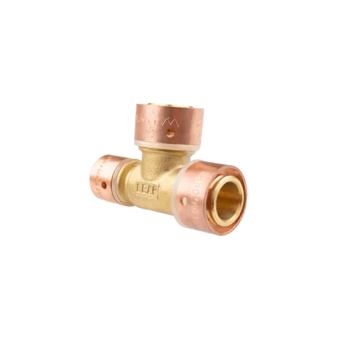 WATERLINK CRIMP END REDUCING TEE 22 X 18 X 22MM