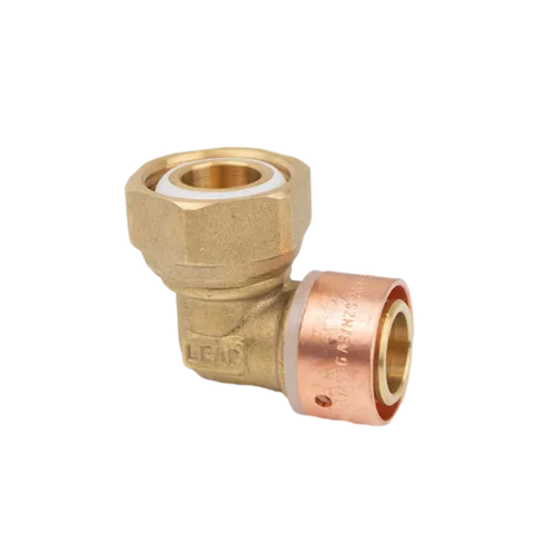 WATERLINK CRIMP FEMALE ELBOW SWIVEL ADAPTOR 22MM X 3/4 INCH