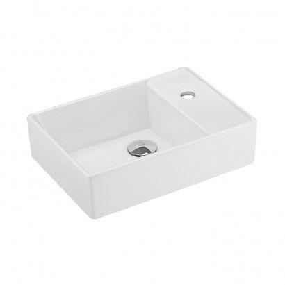 ROBERTSON FLOAT 40 WALL BASIN GLOSS WHITE
