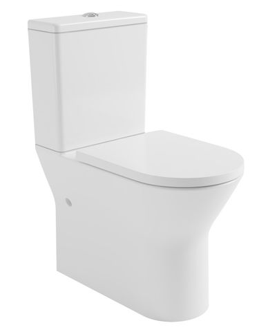 TIVOLI RIMLESS RAISED HEIGHT BACK TO WALL TOILET SUITE