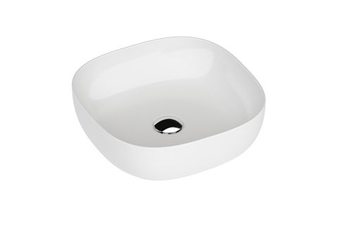 STM GLAM 40 VESSEL BASIN GLOSS WHITE CERAMIC