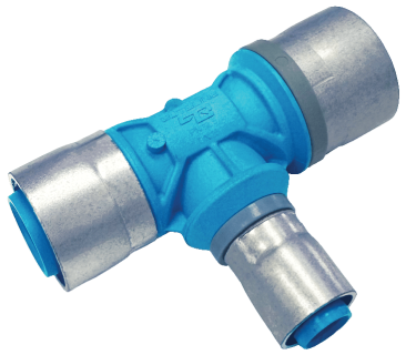 BUTELINE MAINLINE TEE MDPE 25MM X MDPE 25MM X BUTE 20MM